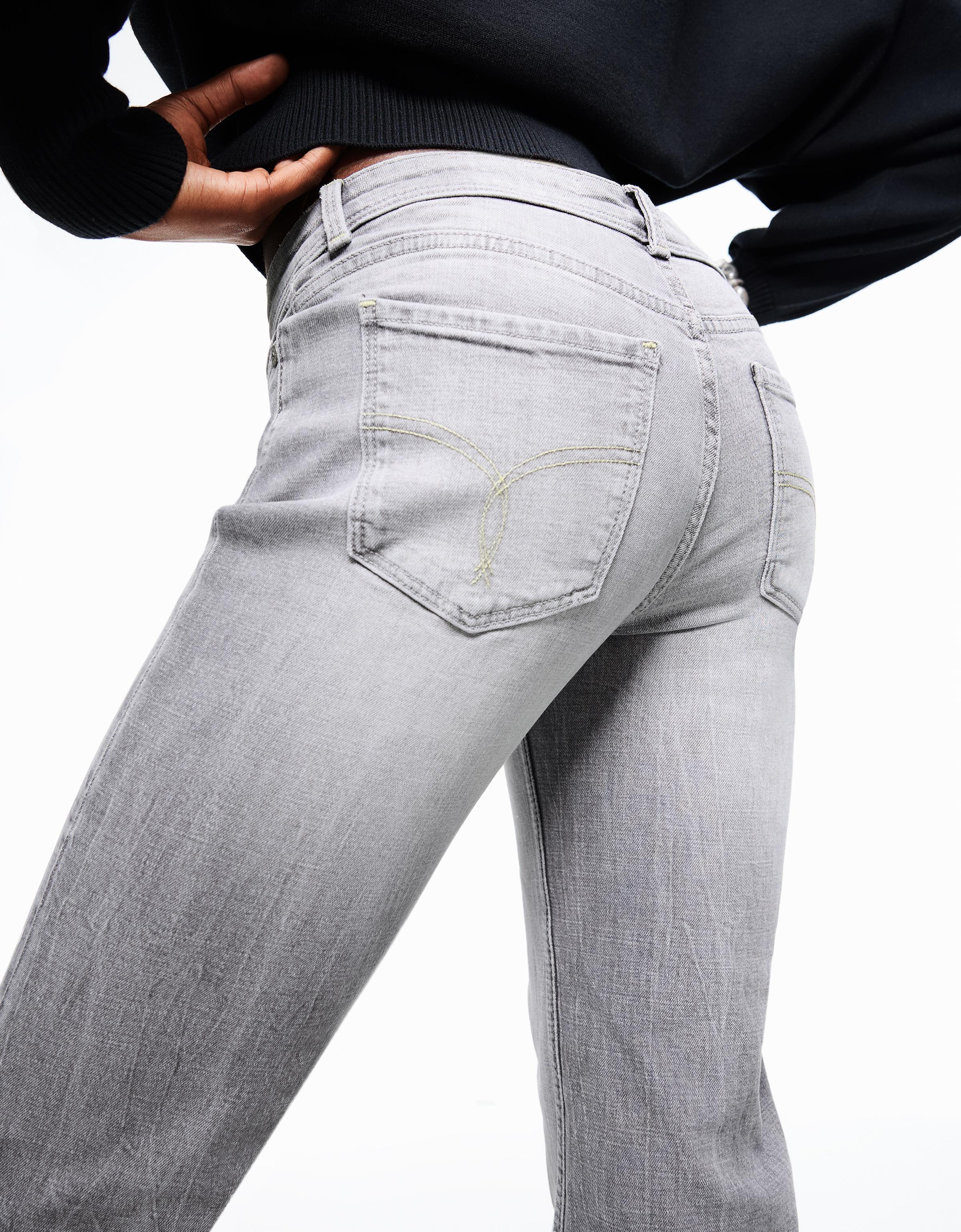 Grey Bootcut Jeans
