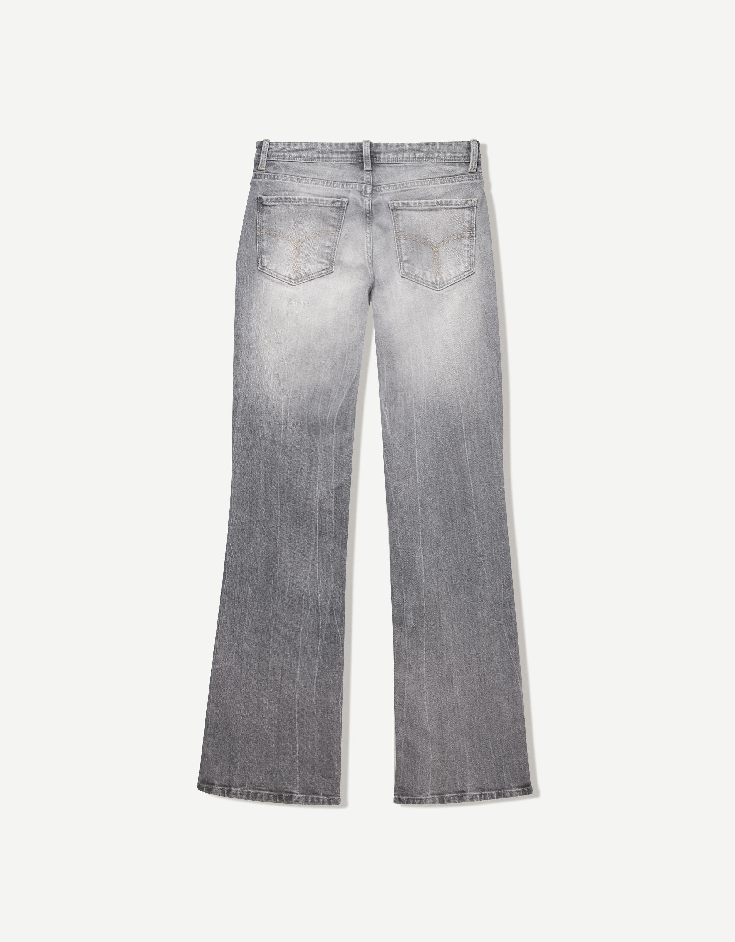 Grey Bootcut Jeans