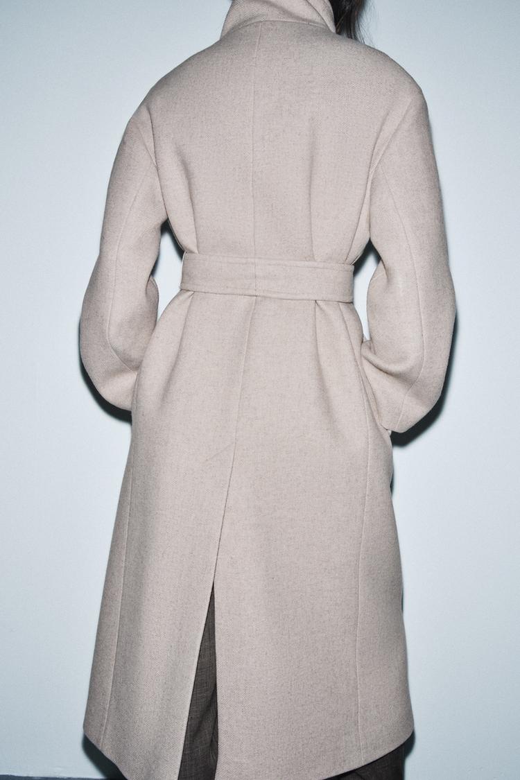 Amara Belted Wool Coat