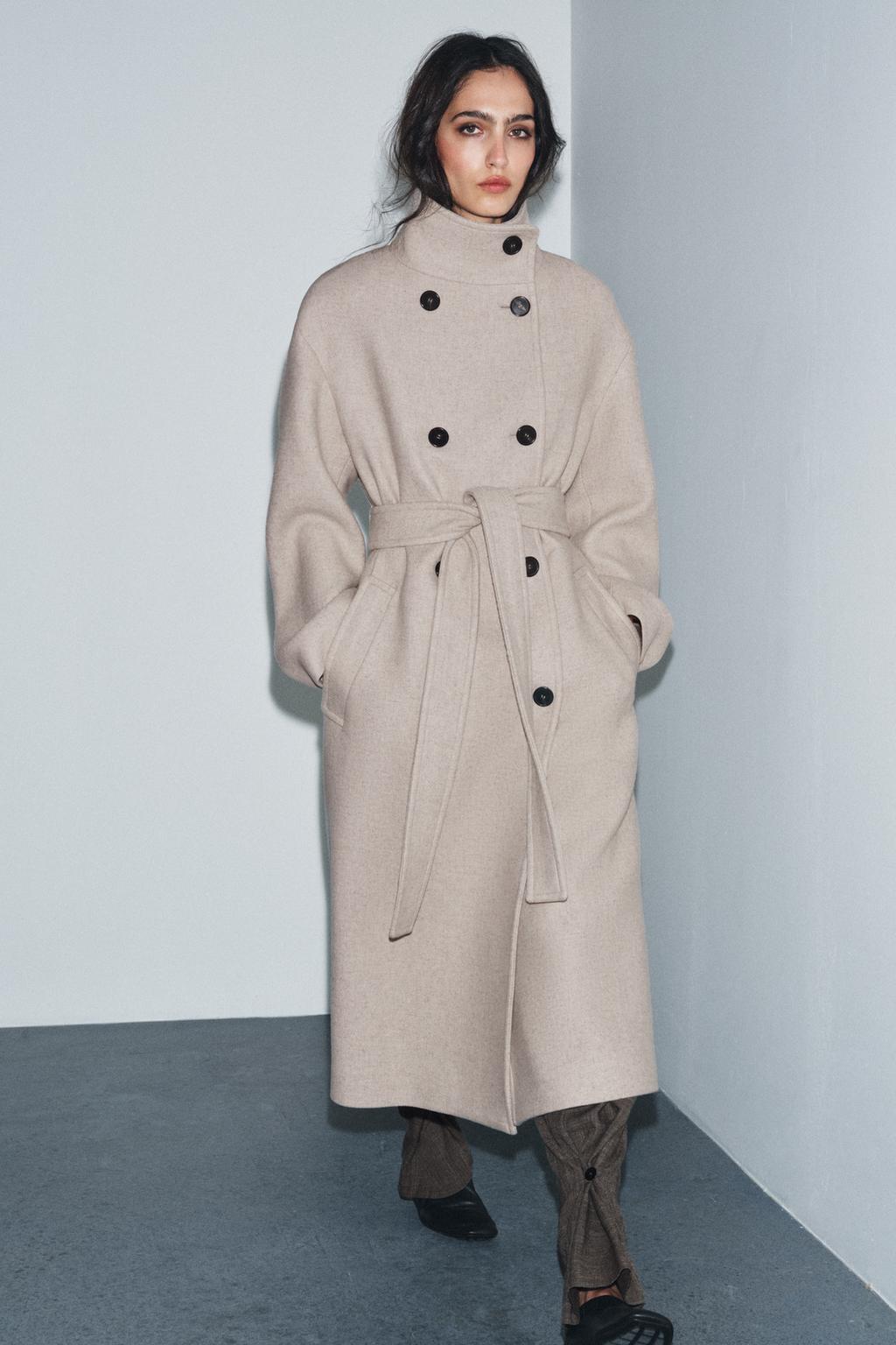 Amara Belted Wool Coat