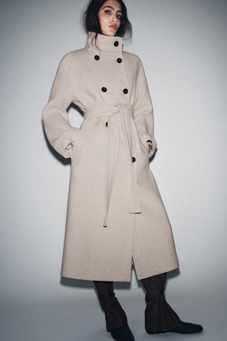 Amara Belted Wool Coat