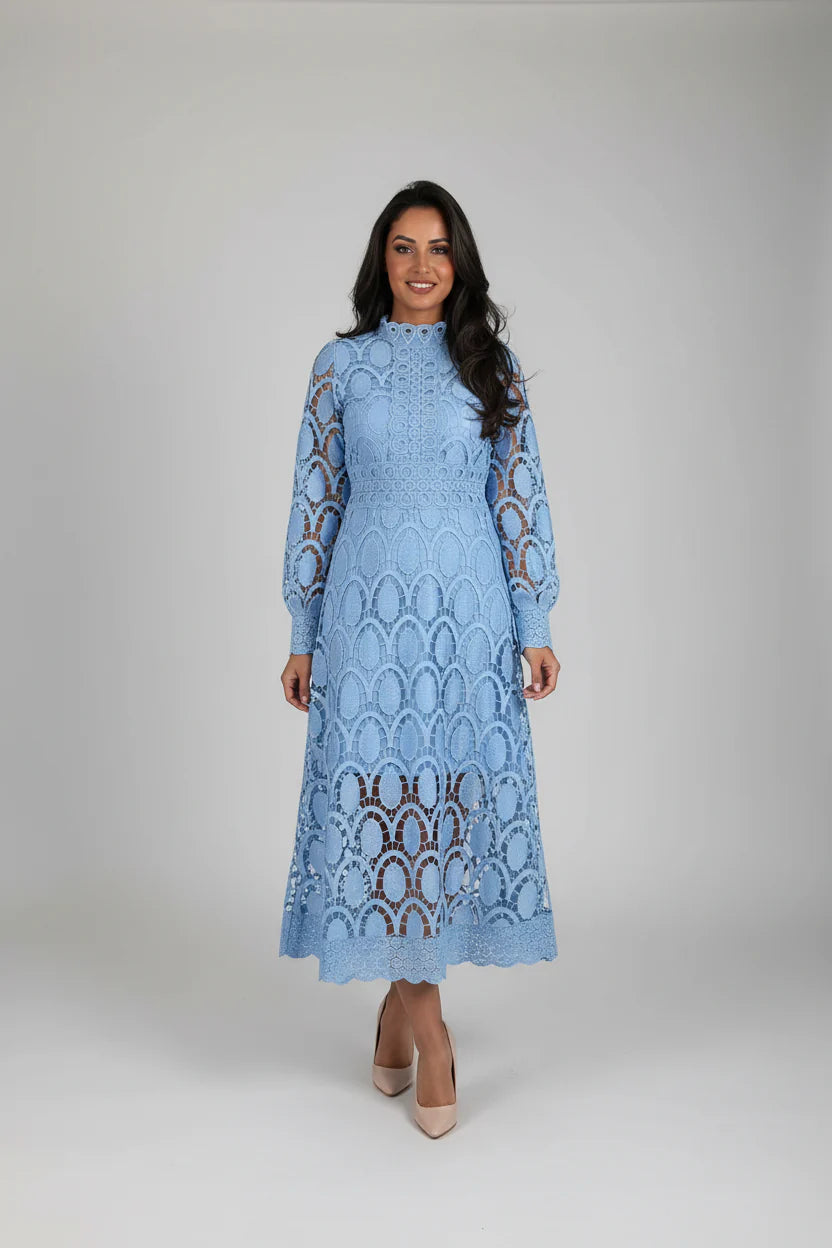 Acia | Long Sleeve Lace Dress